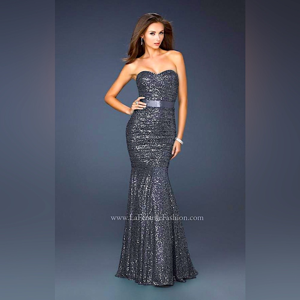 La Femme sequined mermaid dress